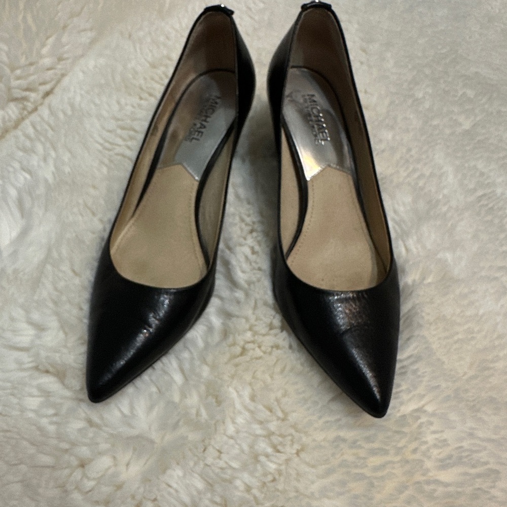 Michael Kors Black Leather Heels